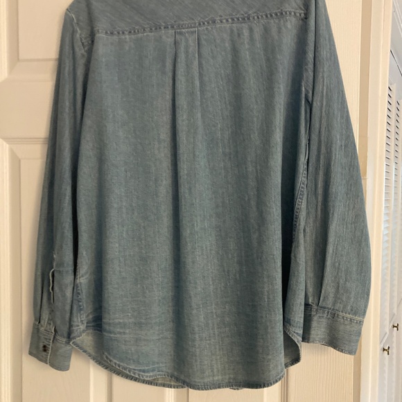 Style & Co. Classic Denim Blouse Size L - Picture 2 of 7